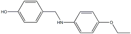 4-{[(4-ethoxyphenyl)amino]methyl}phenol 结构式