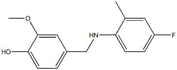 4-{[(4-fluoro-2-methylphenyl)amino]methyl}-2-methoxyphenol