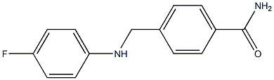  4-{[(4-fluorophenyl)amino]methyl}benzamide