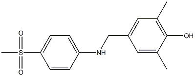 4-{[(4-methanesulfonylphenyl)amino]methyl}-2,6-dimethylphenol Structure