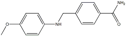4-{[(4-methoxyphenyl)amino]methyl}benzamide Structure