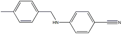 4-{[(4-methylphenyl)methyl]amino}benzonitrile Structure