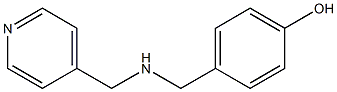 4-{[(pyridin-4-ylmethyl)amino]methyl}phenol Structure