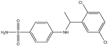 4-{[1-(2,5-dichlorophenyl)ethyl]amino}benzene-1-sulfonamide|