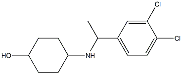 4-{[1-(3,4-dichlorophenyl)ethyl]amino}cyclohexan-1-ol Structure