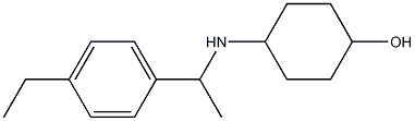 4-{[1-(4-ethylphenyl)ethyl]amino}cyclohexan-1-ol Structure