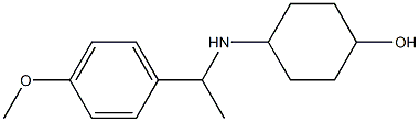 4-{[1-(4-methoxyphenyl)ethyl]amino}cyclohexan-1-ol Structure