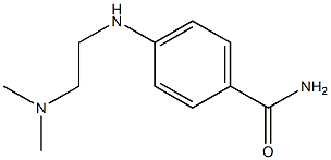 4-{[2-(dimethylamino)ethyl]amino}benzamide 结构式