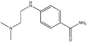 4-{[2-(dimethylamino)ethyl]amino}benzamide,,结构式