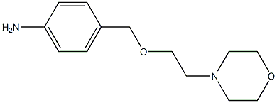 4-{[2-(morpholin-4-yl)ethoxy]methyl}aniline