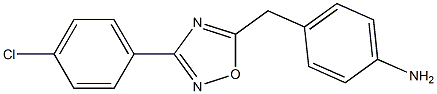 4-{[3-(4-chlorophenyl)-1,2,4-oxadiazol-5-yl]methyl}aniline