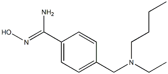 4-{[butyl(ethyl)amino]methyl}-N'-hydroxybenzenecarboximidamide