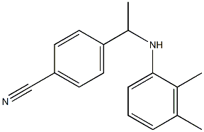 4-{1-[(2,3-dimethylphenyl)amino]ethyl}benzonitrile