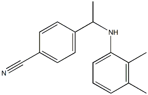  4-{1-[(2,3-dimethylphenyl)amino]ethyl}benzonitrile