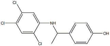 4-{1-[(2,4,5-trichlorophenyl)amino]ethyl}phenol