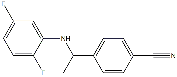 4-{1-[(2,5-difluorophenyl)amino]ethyl}benzonitrile