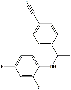  4-{1-[(2-chloro-4-fluorophenyl)amino]ethyl}benzonitrile