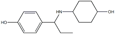 4-{1-[(4-hydroxycyclohexyl)amino]propyl}phenol|