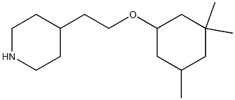 4-{2-[(3,3,5-trimethylcyclohexyl)oxy]ethyl}piperidine Structure