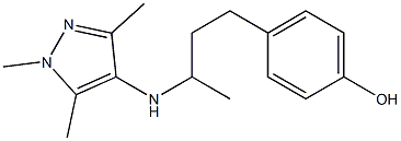 4-{3-[(1,3,5-trimethyl-1H-pyrazol-4-yl)amino]butyl}phenol