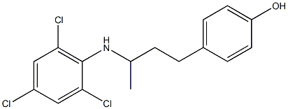  4-{3-[(2,4,6-trichlorophenyl)amino]butyl}phenol
