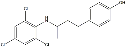 4-{3-[(2,4,6-trichlorophenyl)amino]butyl}phenol