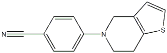 4-{4H,5H,6H,7H-thieno[3,2-c]pyridin-5-yl}benzonitrile Structure