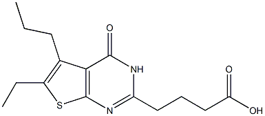  4-{6-ethyl-4-oxo-5-propyl-3H,4H-thieno[2,3-d]pyrimidin-2-yl}butanoic acid