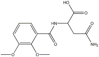 4-amino-2-[(2,3-dimethoxybenzoyl)amino]-4-oxobutanoic acid