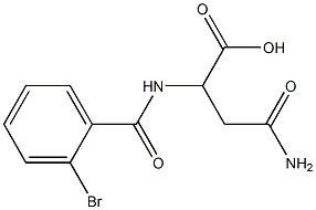  4-amino-2-[(2-bromobenzoyl)amino]-4-oxobutanoic acid
