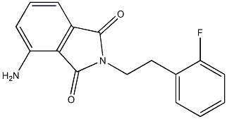 4-amino-2-[2-(2-fluorophenyl)ethyl]-2,3-dihydro-1H-isoindole-1,3-dione|