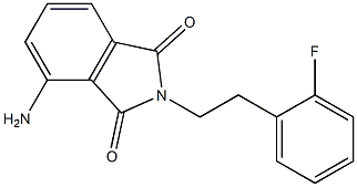 4-amino-2-[2-(2-fluorophenyl)ethyl]-2,3-dihydro-1H-isoindole-1,3-dione