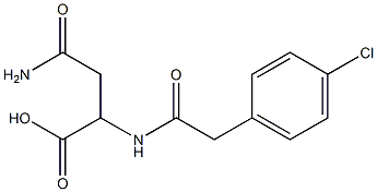  4-amino-2-{[(4-chlorophenyl)acetyl]amino}-4-oxobutanoic acid