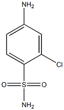 4-amino-2-chlorobenzene-1-sulfonamide Struktur