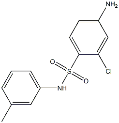 4-amino-2-chloro-N-(3-methylphenyl)benzene-1-sulfonamide