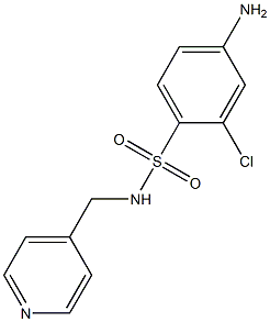 4-amino-2-chloro-N-(pyridin-4-ylmethyl)benzene-1-sulfonamide