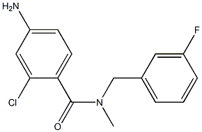 4-amino-2-chloro-N-[(3-fluorophenyl)methyl]-N-methylbenzamide