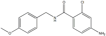4-amino-2-chloro-N-[(4-methoxyphenyl)methyl]benzamide