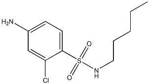 4-amino-2-chloro-N-pentylbenzene-1-sulfonamide