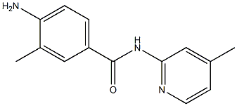 4-amino-3-methyl-N-(4-methylpyridin-2-yl)benzamide 结构式