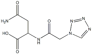 4-amino-4-oxo-2-[(1H-tetrazol-1-ylacetyl)amino]butanoic acid