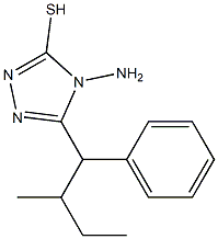  4-amino-5-(2-methyl-1-phenylbutyl)-4H-1,2,4-triazole-3-thiol