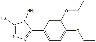 4-amino-5-(3,4-diethoxyphenyl)-4H-1,2,4-triazole-3-thiol