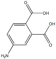 4-aminobenzene-1,2-dicarboxylic acid Struktur