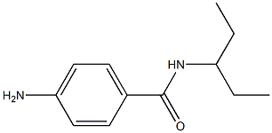 4-amino-N-(1-ethylpropyl)benzamide Structure