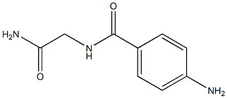 4-amino-N-(2-amino-2-oxoethyl)benzamide Structure