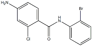 4-amino-N-(2-bromophenyl)-2-chlorobenzamide 结构式