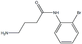 4-amino-N-(2-bromophenyl)butanamide 化学構造式