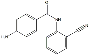 4-amino-N-(2-cyanophenyl)benzamide Structure