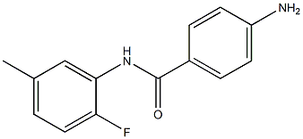 4-amino-N-(2-fluoro-5-methylphenyl)benzamide Structure